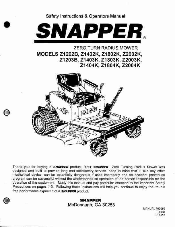 Snapper Lawn Mower z2004k-page_pdf